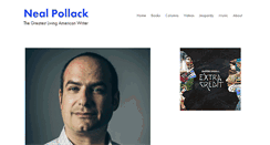 Desktop Screenshot of nealpollack.com