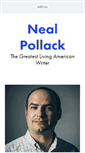 Mobile Screenshot of nealpollack.com